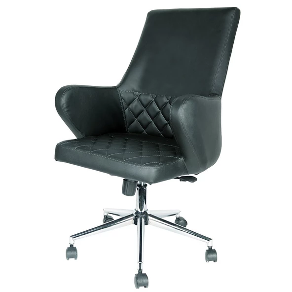 Oldea Siyah Deri Çalışma Koltuğu Ofis Koltugu - 2