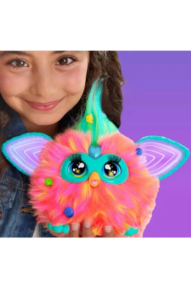 Hasbro Furby İnterakti̇f Peluş Mercan F6744 - 3