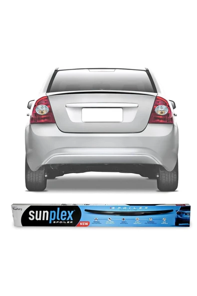 Hyundai Accent Era 2006-2011 Uyumlu Spoiler Bagaj Çıtası Piyano Siyah - Resim 2