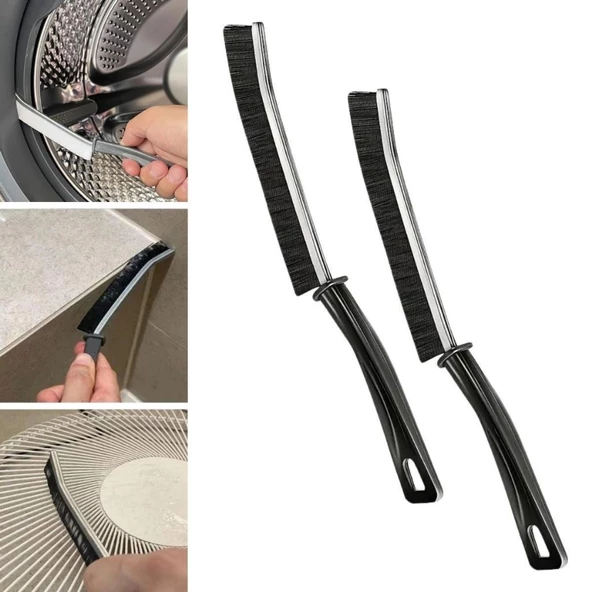 Temizleme Fırçası Derz Arası Banyo Mutfak Lavabo 2 'li Çok Amaçlı İnce Detay Fırçası - 8