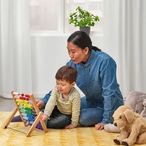 SUMUHOME UNDERHALLA ABAKÜS ÇOCUK EĞİTİCİ OYUNCAK ÇOK RENKLİ - 3