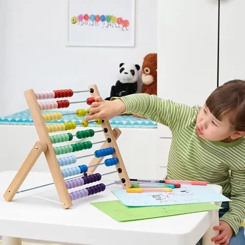 SUMUHOME UNDERHALLA ABAKÜS ÇOCUK EĞİTİCİ OYUNCAK ÇOK RENKLİ - 2