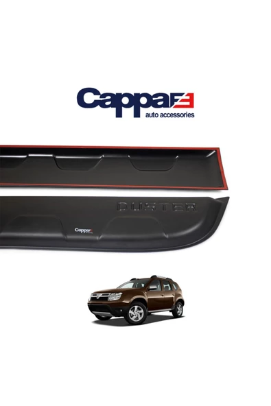 Cappafe Dacia Duster Kapı Koruma Dodik Seti Uv Katkılı (Abs) Mat Siyah 4 Parça 2010-2013