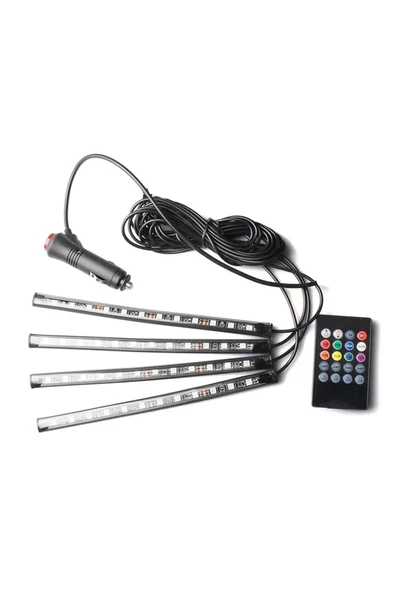 FRT Ottoman Ayak Altı Led 12 Ledli Lamba Sese Duyarlı Led Müziğe Duyarlı Led - 7
