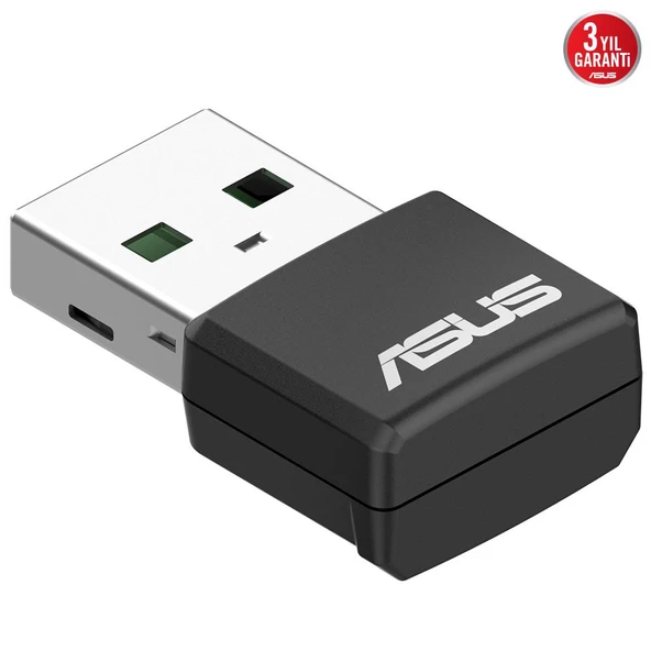 ASUS USB-AX55 NANO AX1800 Çift-Bant WiFi 6 USB Kablosuz Adaptör