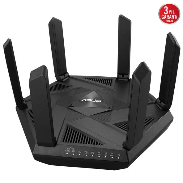ASUS RT-AXE7800 WIFI-6E ÜÇ BAND 4G VPN GAMING ROUTER ürün görseli