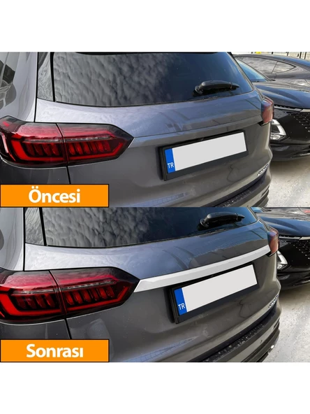 TİGGO 8 PRO KROM BAGAJ ÇİTASI 2022 2023 2024 - Resim 2