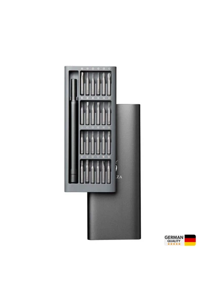 24 Parça Hassas Tornavida Seti -mıknatıslı & Alüminyum Kaplama - 7