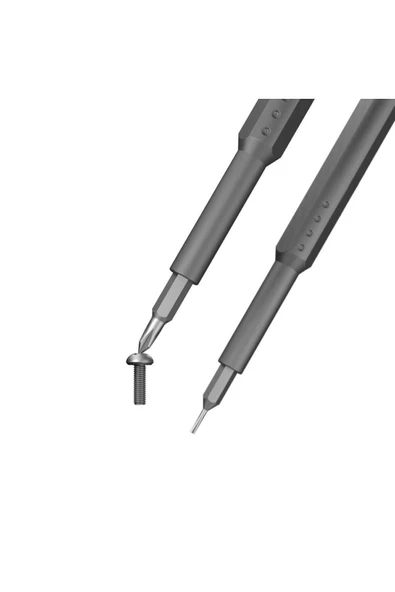 44 Parça Mıknatıslı Alüminyum Kasa Hassas Tornavida Seti - 3