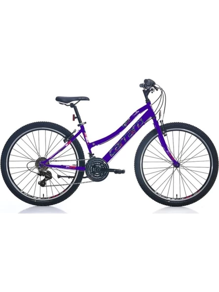 Carraro Speed 262 V 26"Jant 41 CM Kadro 21 Vites Bayan Bisikleti Eflatun Beyaz Mor ürün görseli