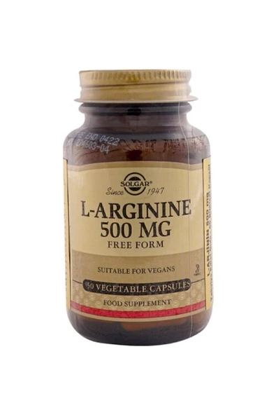 L-arginine 500 Mg 50 Kapsül - 1