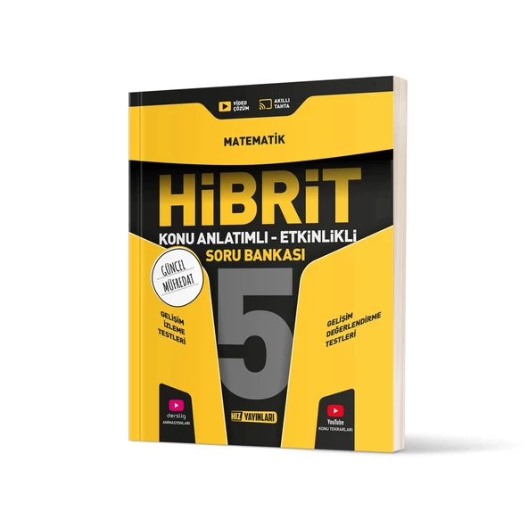 HIZ YAYINLARI 5. SINIF HİBRİT MATEMATİK SORU BANKASI ürün görseli