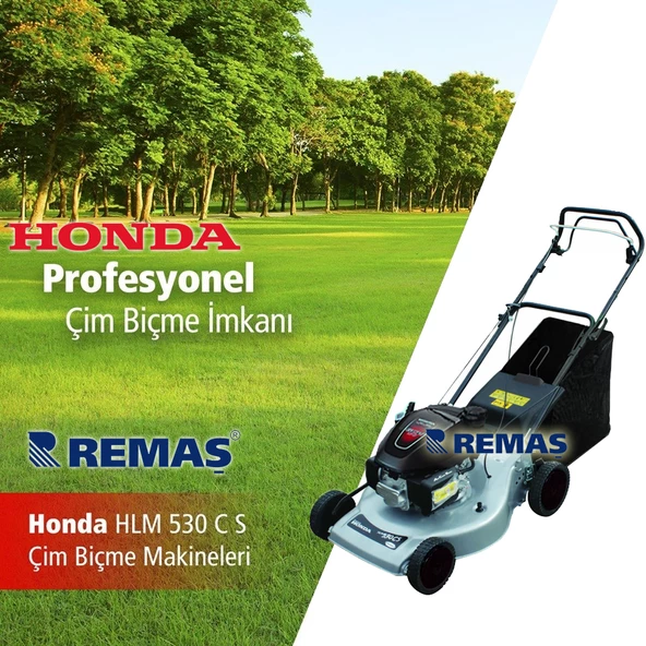 Honda HLM 530 CS 5.5 HP Benzinli Çim Biçme Makinesi - 2