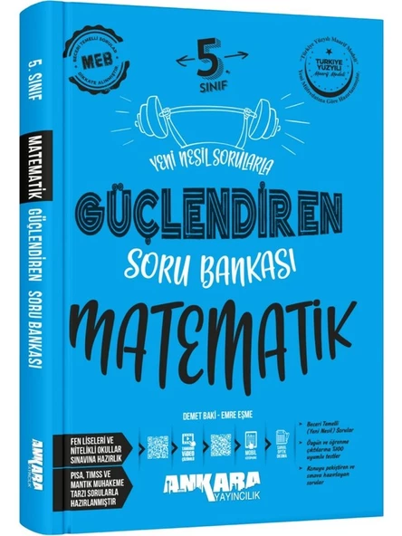 Ankara 2025 5. Sınıf Matematik Güçlendiren Soru Bankası Güncel Müfredat