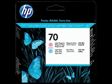 HP C9405A Inkjet a.mavi ve a.kirmizi kartus no 70 130ml baski kafasi