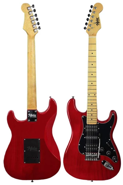 Midex RPH-40RD-35AMP 35W BT Amfili Elektro Gitar Seti HSH Manyetik Maple Klavye - 4