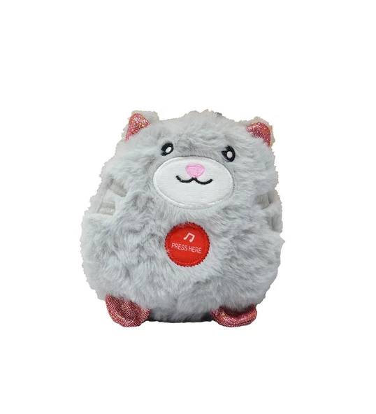Oyuncak Sesli Peluş Hayvanlar KEDİ - 1