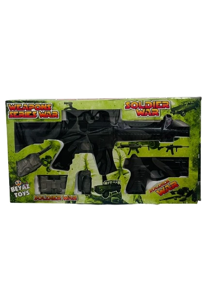 Beyaz Oyuncak 126 Kutuda Tüfek Seti Oyuncak - 4