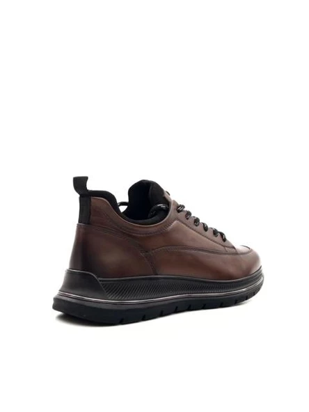 Marcomen 20323 Erkek Hakiki Deri Streç Bağ Casual Ayakkabı - 7