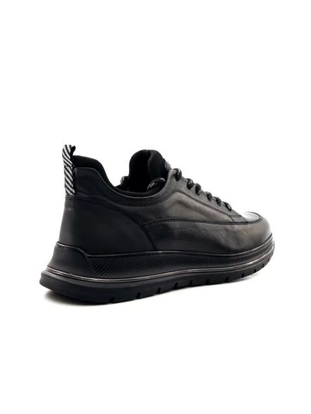 Marcomen 20323 Erkek Hakiki Deri Streç Bağ Casual Ayakkabı - 3