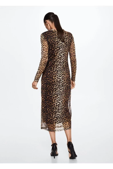 MANGO 37063836 Dresses and jumpsuits Brown - 2