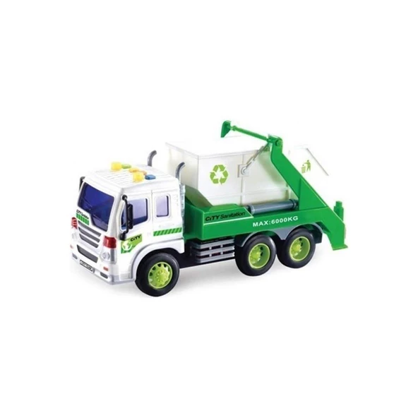 Ctoy Işıklı Sesli Ve Sürtmeli Temizlik Kamyonu 28 Cm (Karışık Model 1 Adet) - Resim 2