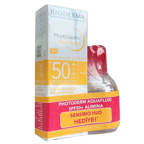 BIODERMA PHOTODERM AQUAFLUID PS50+ & SENSİBİO H20 100ML HEDİYE