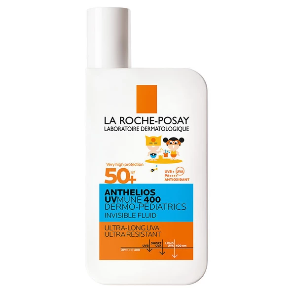 LA ROCHE DERMO PEDIATRICS UVMUNE 400 INVISIBLE FLUID SPF50+ 50ML