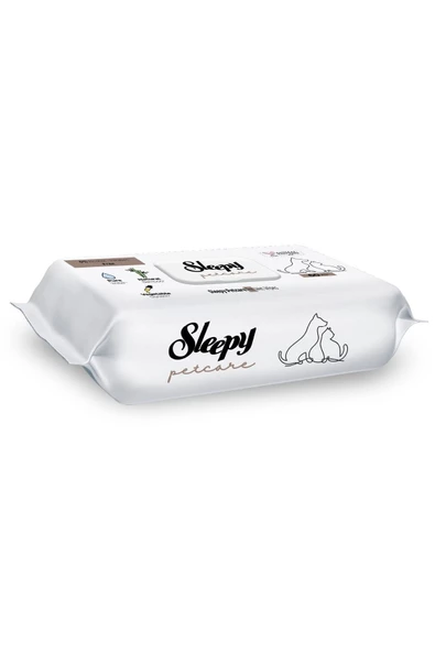 Sleepy Petcare Evcil Hayvan Islak Havlusu 60lı x 9 Adet (540 Yaprak) - 4
