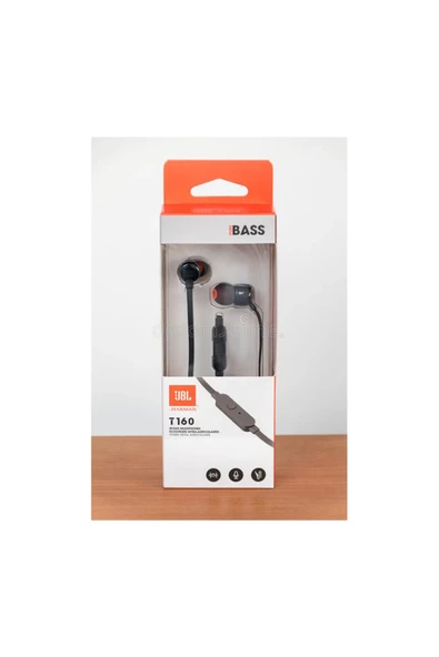 JBL T160 Mikrofonlu Kulak Içi Kulaklık Siyah (JBL Türkiye Garantili) - 6