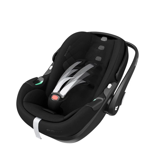 Maxi-Cosi Pebble 360 Pro Dünyanın İlk Kızaklı, Araç Dışına Çıkabilen ADAC'lı 360 Dönebilen Tam Yatabilen İsofix Bazalı Ana Kucağı ve Bebek Oto Koltuğu 0-13 kg Twillic Black - 9