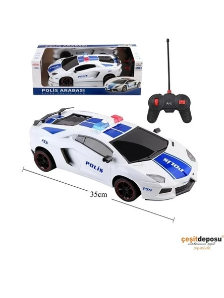 Toysan 13 Kumandalı Şarjlı Polis Arabası 1:12 - 5
