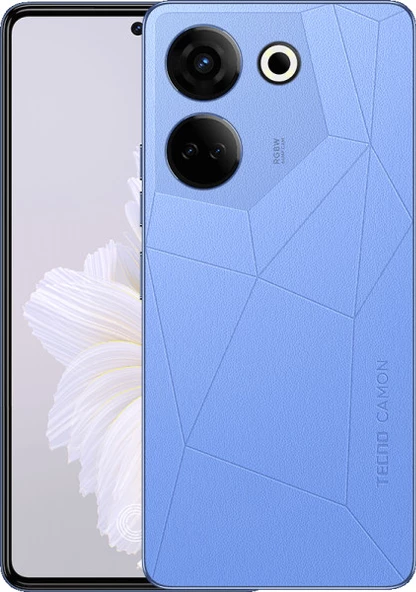 Tecno Camon 20 Pro 256 GB 8 GB Ram (İthalatçı Garantili) Mavi
