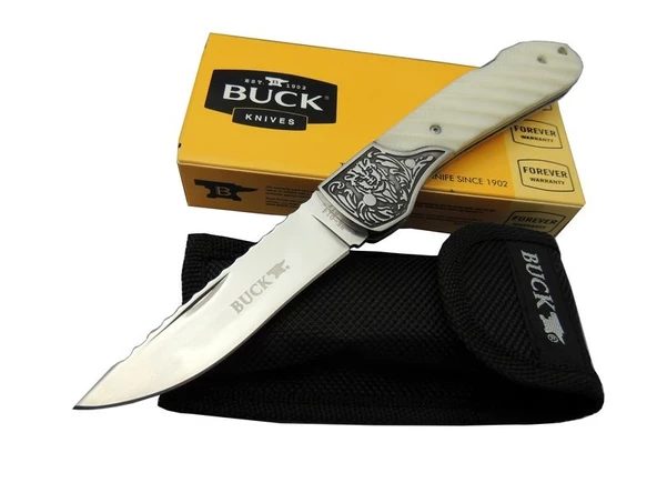 Buck Knives BK-014WY Kamp Çakı 20 cm - Kılıflı, Kutulu