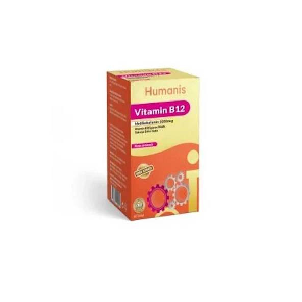 Humanis Vitamin B12 90 Dilaltı Tablet Kiraz Aromalı