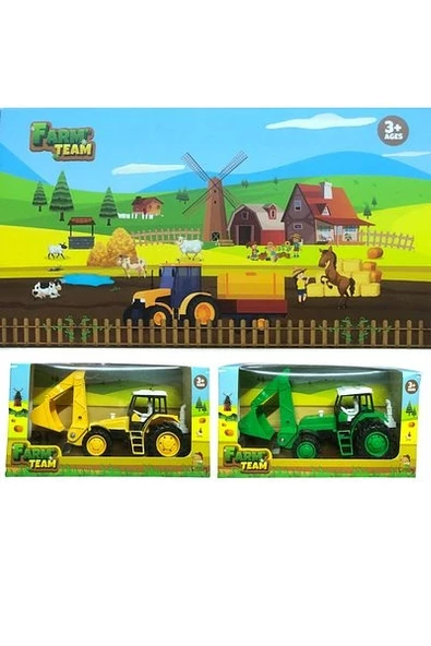 Toysan 43 Sürtmeli Traktör Oyuncak - 4