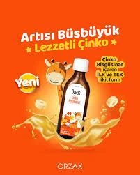 Ocean Çinko Bisglisinat Şurup Muz Aromalı 150 ml - Resim 2