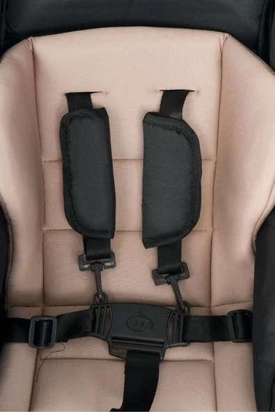 Bewiti Atlantik Gold Kasa Antrasit Çift Yönlü Bebek Arabası - Güvenli ve Konforlu - 6