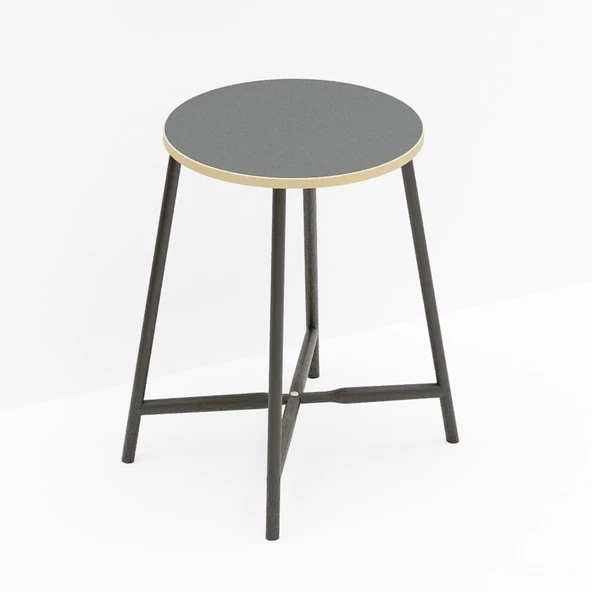 Eportatif Tabure Sandalye Mutfak Sandalyesi Füme 1479 - 3