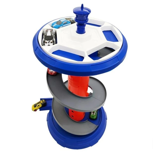 Toysan 37 5 Metal Yarış Aracı ve Twister Yarış Yolu Seti - 5