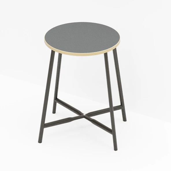 Eportatif Tabure Sandalye Mutfak Sandalyesi Füme 1479 - 2