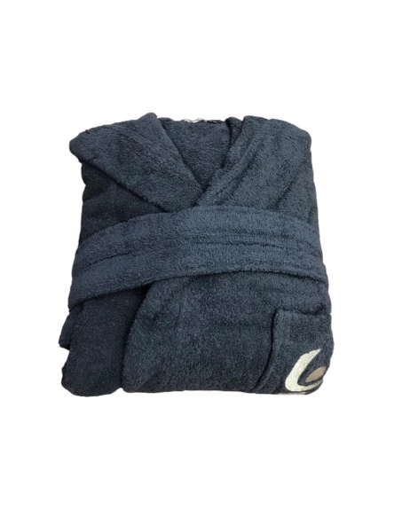 Royam Unisex Yumuşak % 100 Pamuklu Tek Bornoz - 5