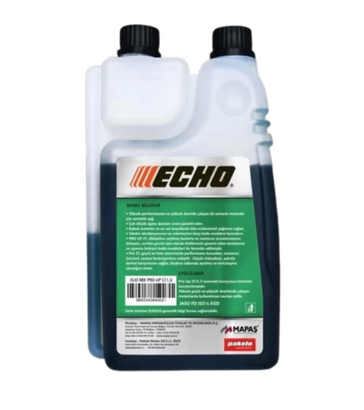 ECHO 2T ÖLÇEKLİ YAĞ DUMANSIZ 1LT - 2