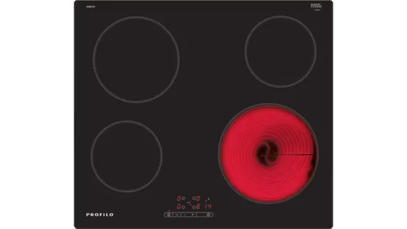 Profilo OR06ET011 Siyah Seramik Elektrikli Ankastre Ocak ürün görseli 1
