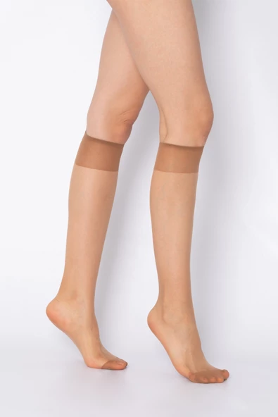 DoReMi Parlak İnce Dizaltı Çorap Isıs - Resim 9