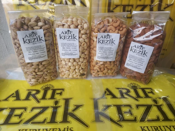 1 KG 4'LÜ PAKET LÜKS KARIŞIK KURUYEMİŞ