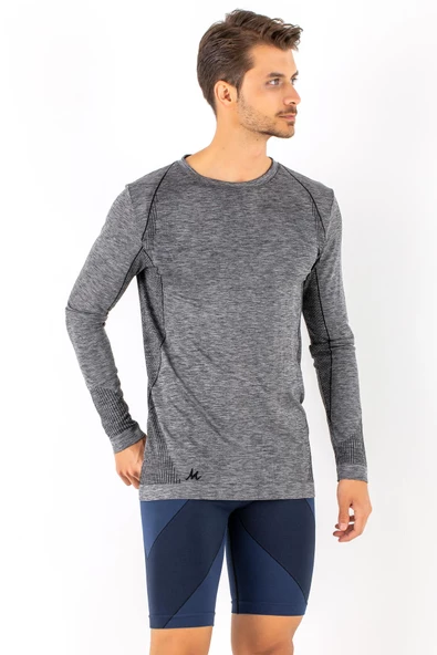 MioFit Erkek Active Wear Uzun Kollu Spor Tişört - 3
