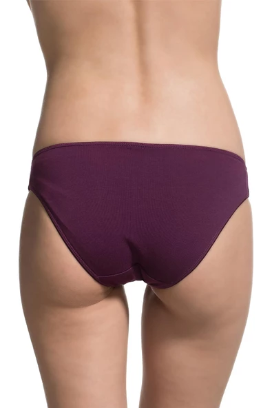 DoReMi 2'Li Günlük Penye Rahat Kalıp Kadın Slip Külot - Resim 7