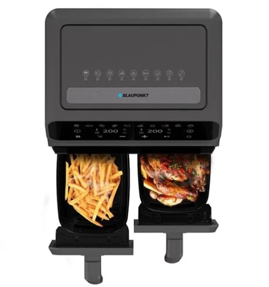 Blaupunkt D7800 Taste Master Çift Hazneli Air Fryer 4+4 Lt Yağsız Fritöz - 2