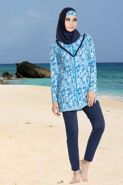 Miorre Floral Desenli Deniz Kıyafeti